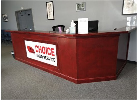 A New spacious counter for Choice Auto Service
